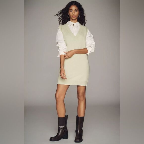 Anthropologie Sunday in Brooklyn Sweater Vest Mini Dress Size XS - Picture 3 of 4